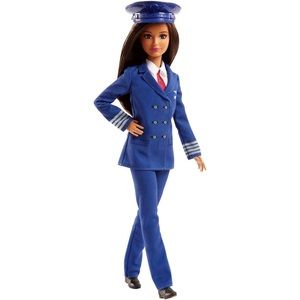 MINT Collectible Pilot Barbie - brunette ✈️